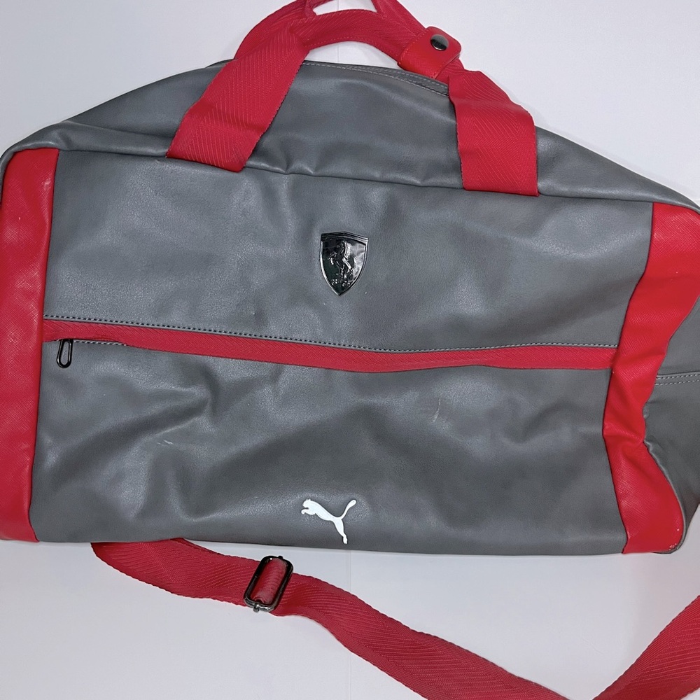 Authentic Ferrari Puma Sports duffle or travel bag